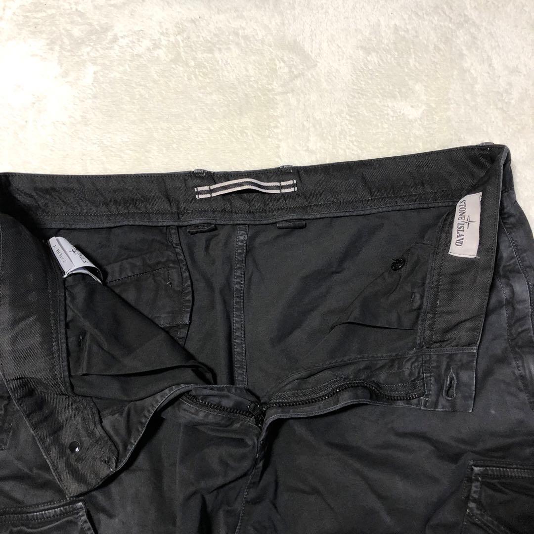 現品現品✨定番✨ STONE ISLAND ツイル カーゴパンツ Lサイズ ワーク