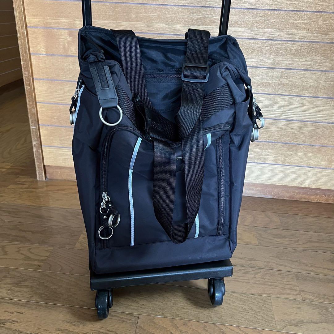 【美品】 スワニー　ウォーキングバッグ　キャリー　椅子付き 2WAY SWANY