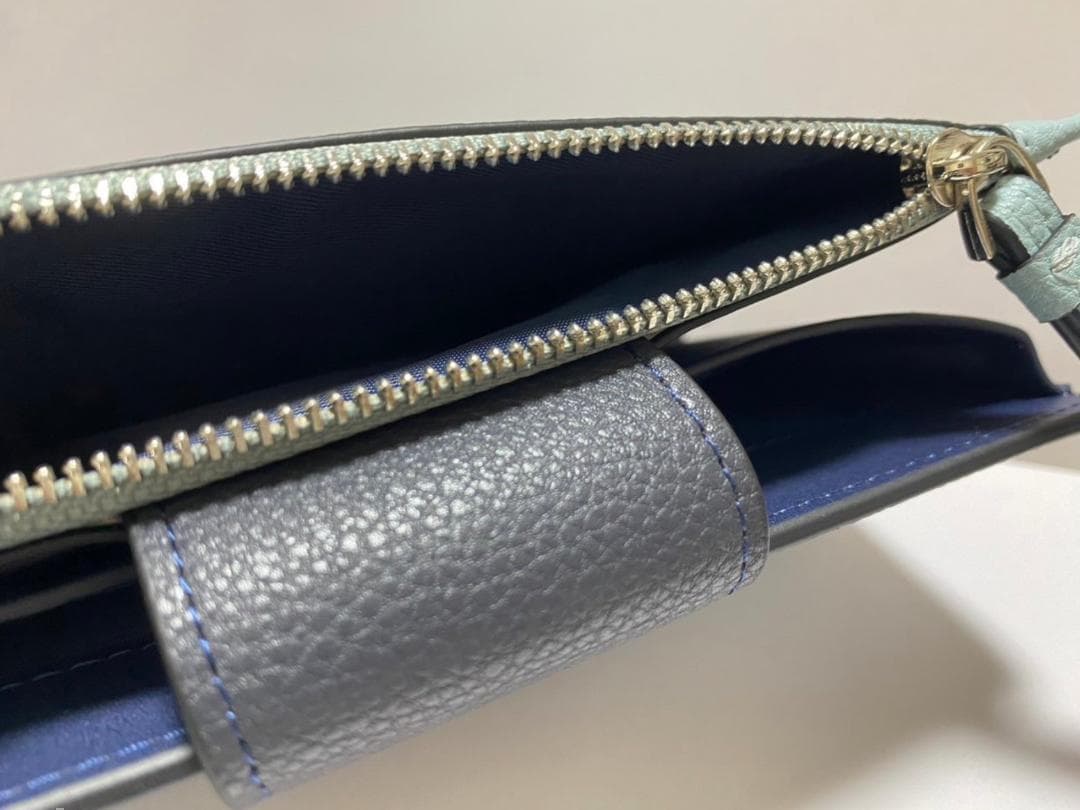 ○送料無料○○送料無料○130コーチ C4182 長財布 ラインブルー 長財布