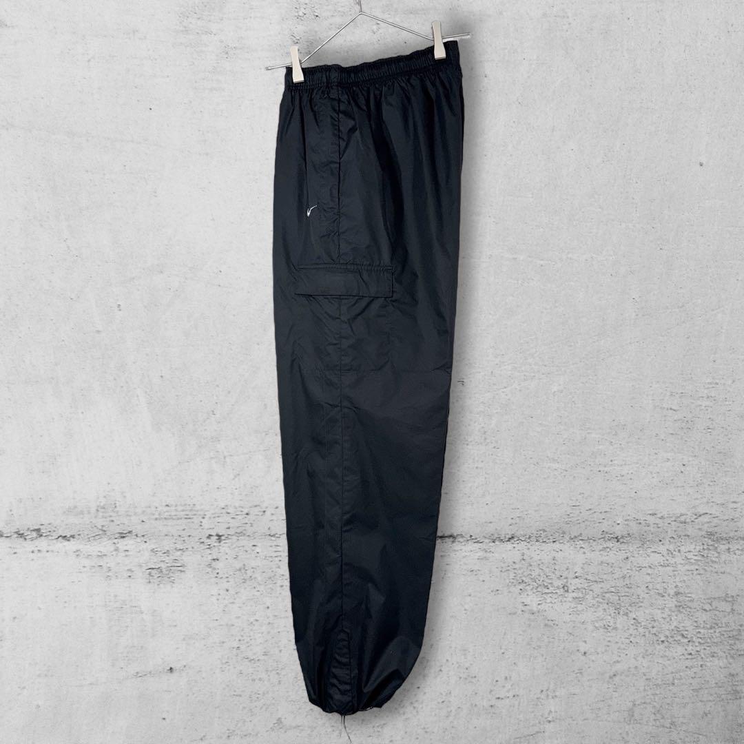 【00's】NIKE CLIMA-FIT 裾ドロスト カーゴパンツ 黒