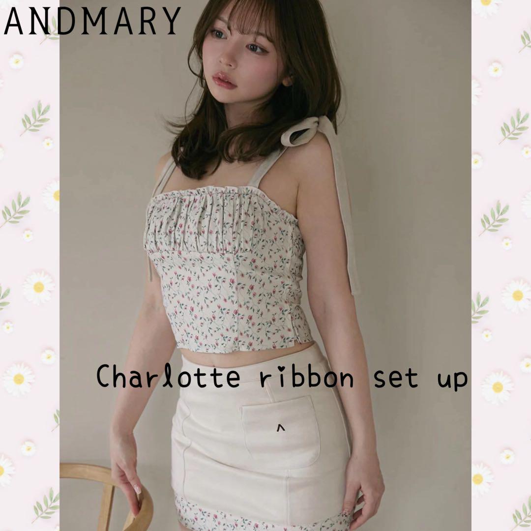 Charlotte ribbon セットアップ andmary