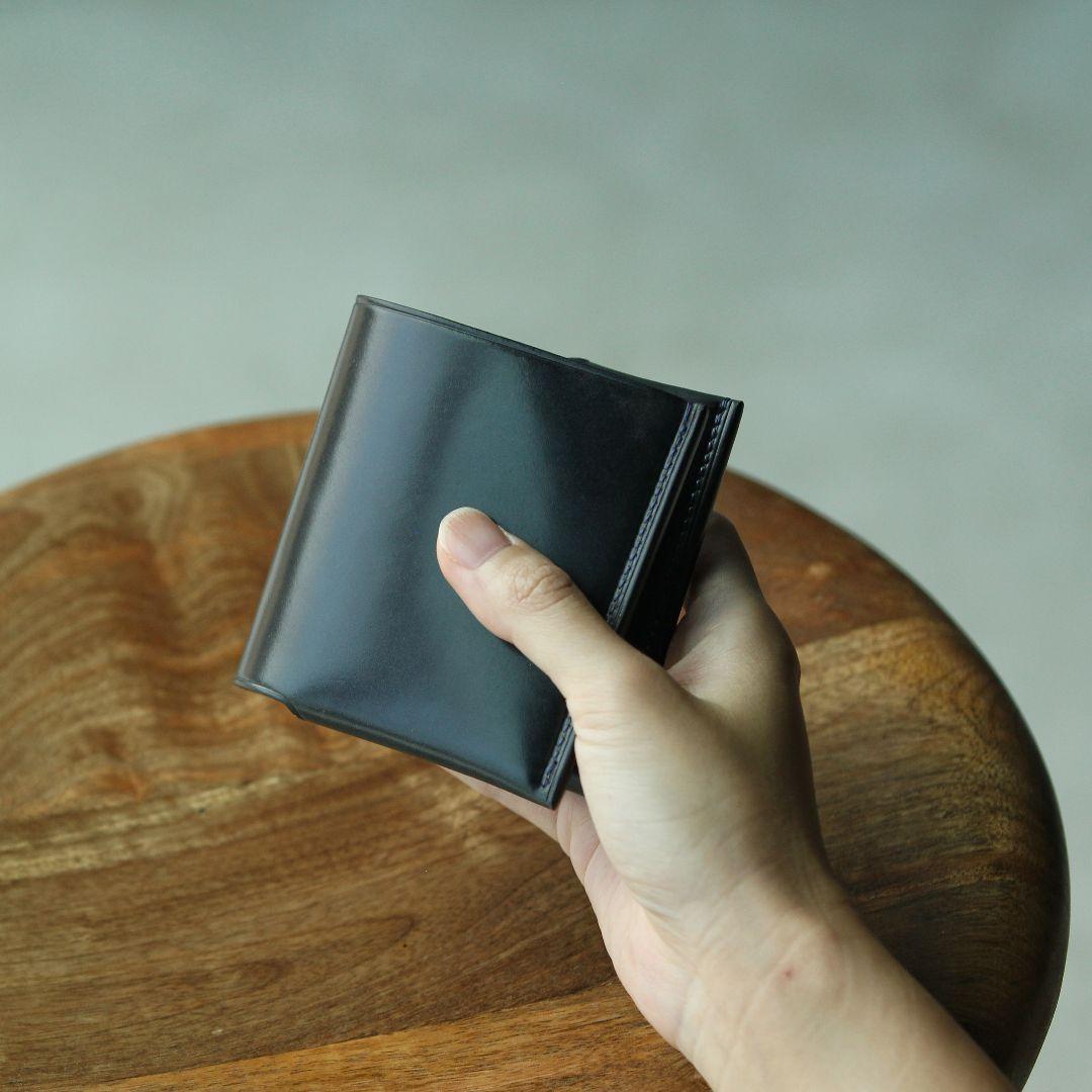 フルシェルコードバン　二つ折り財布