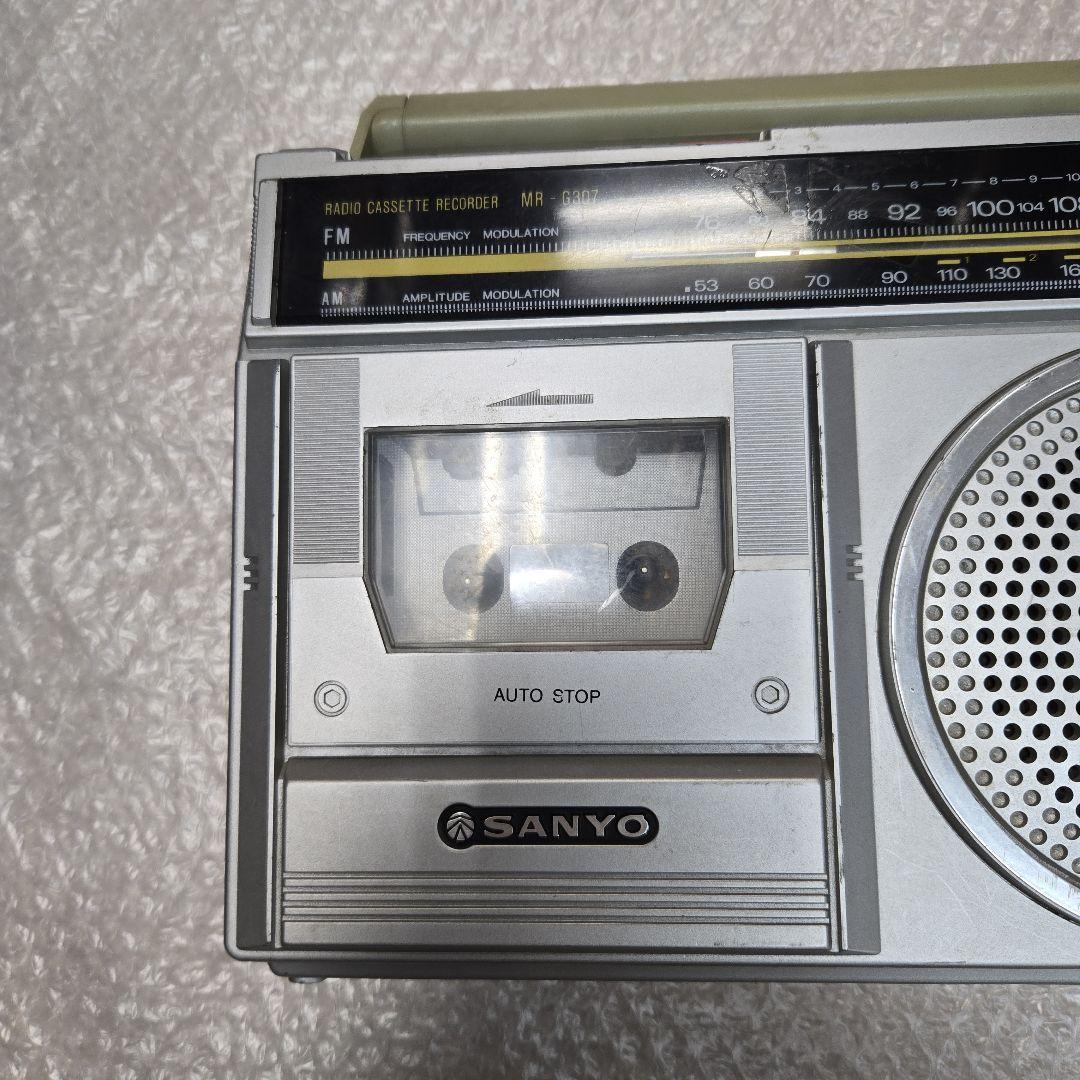 SANYO レトロ カセットレコーダー MR-G307動作確認済み - メルカリ