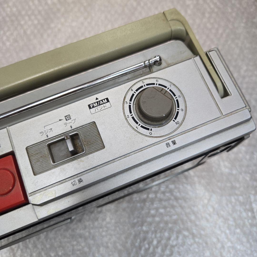 動作確認済み SANYO 昭和レトロ カセットレコーダー MR-G307