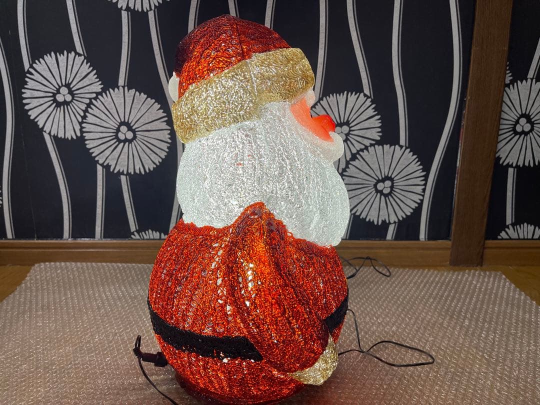 LEDモチーフライト サンタ＆スノーマン目立った傷や汚れなし