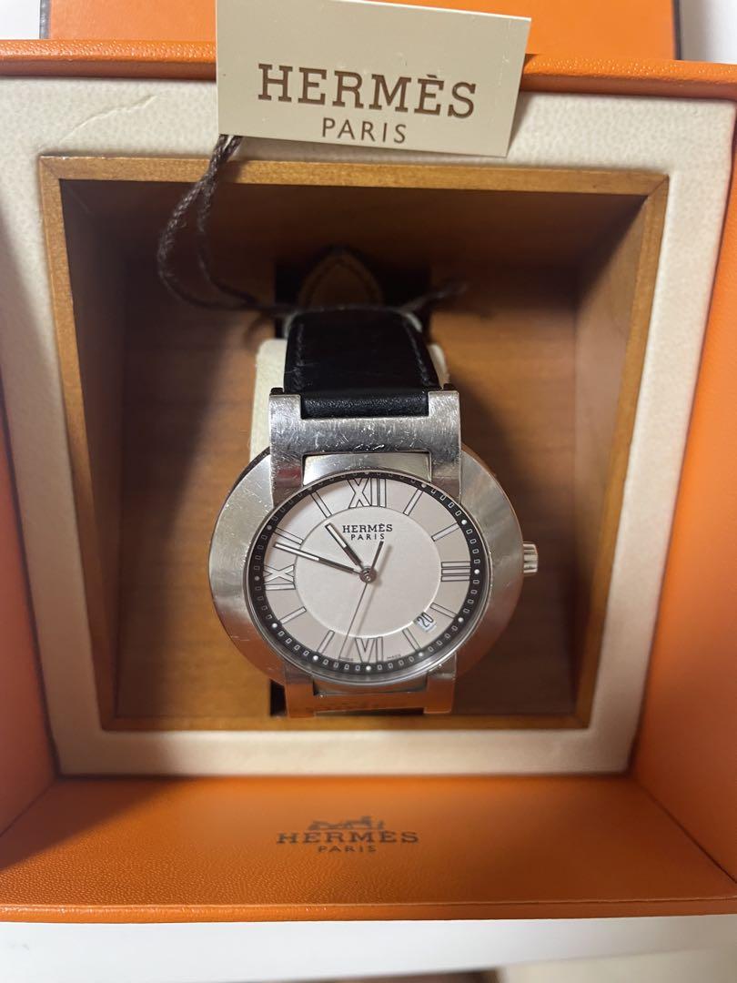 稼働品 ジャンク HERMES エルメス ノマード N01.810 メンズ腕時計