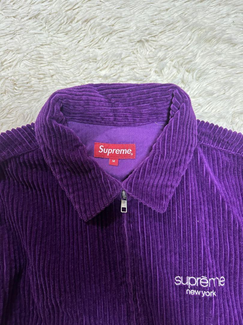 シュプリーム　wide wale corduroy harrington