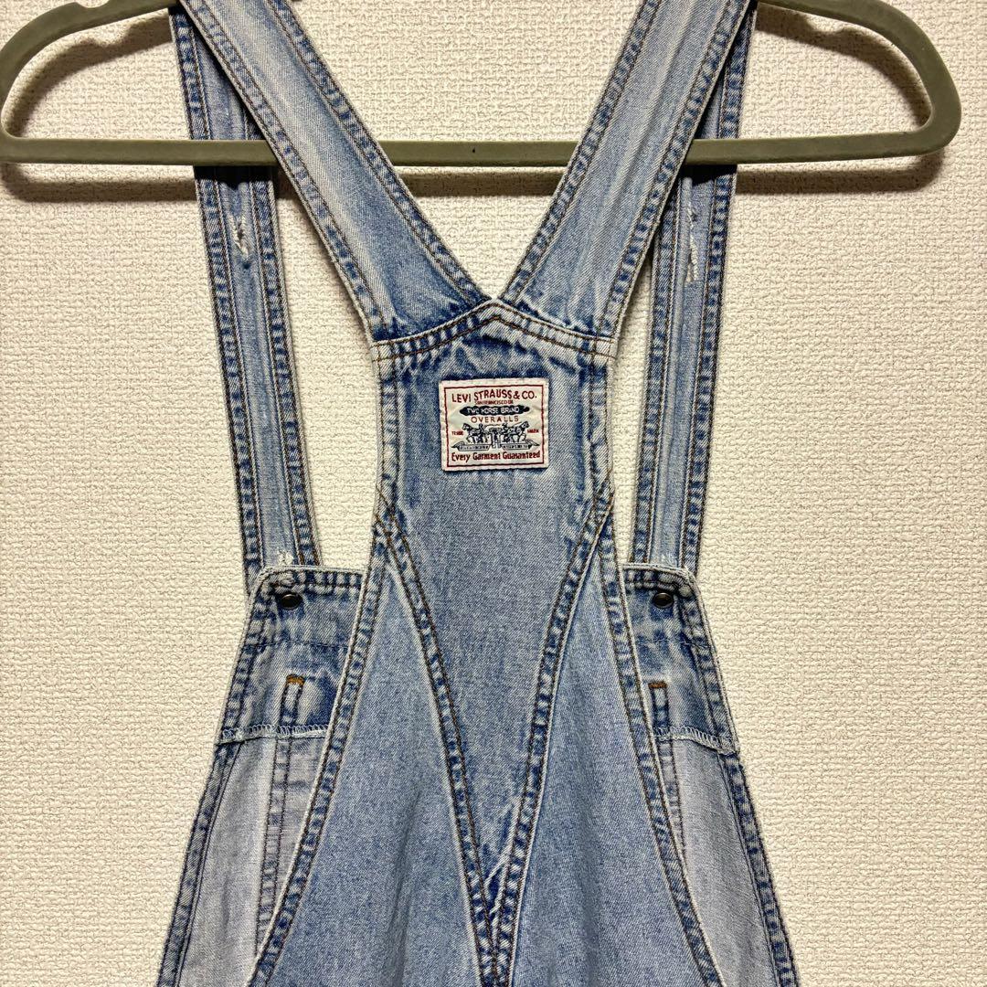 Levis オーバーオール 90s 白タブ vintage ノルウェー産　メンズ