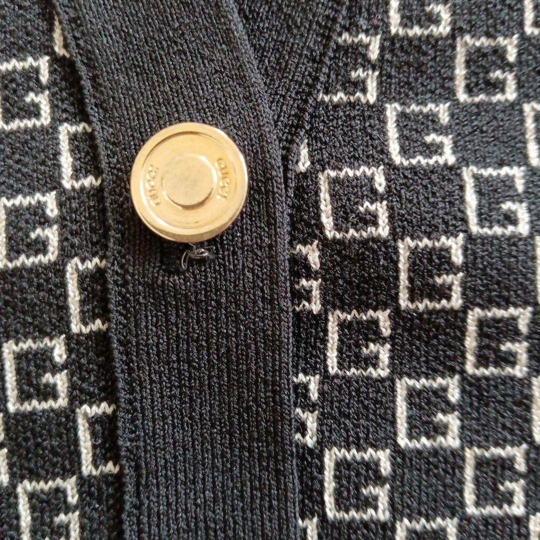 GUCCI GGパターン ニットカーディガン Sサイズ