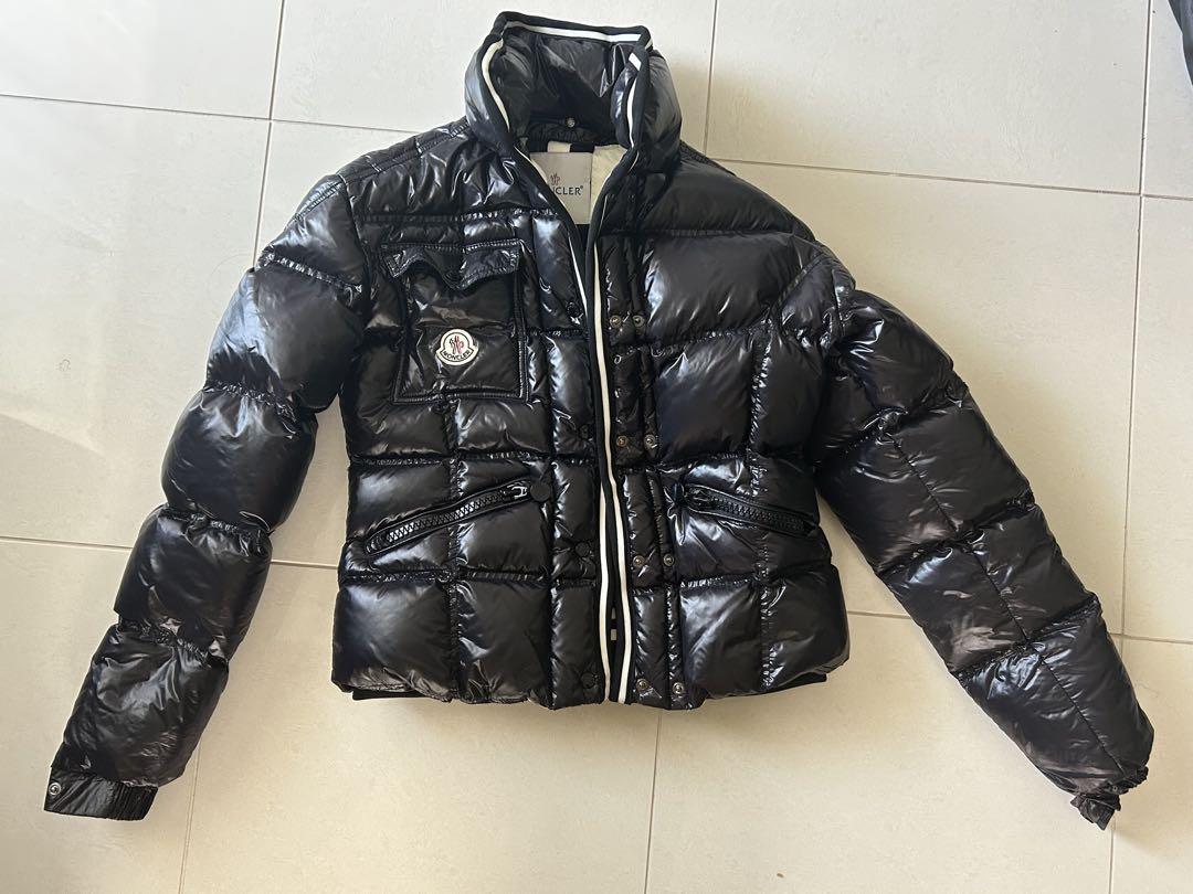 ア*画様 MONCLER キッズ 子供 ブラックダウンジャケット