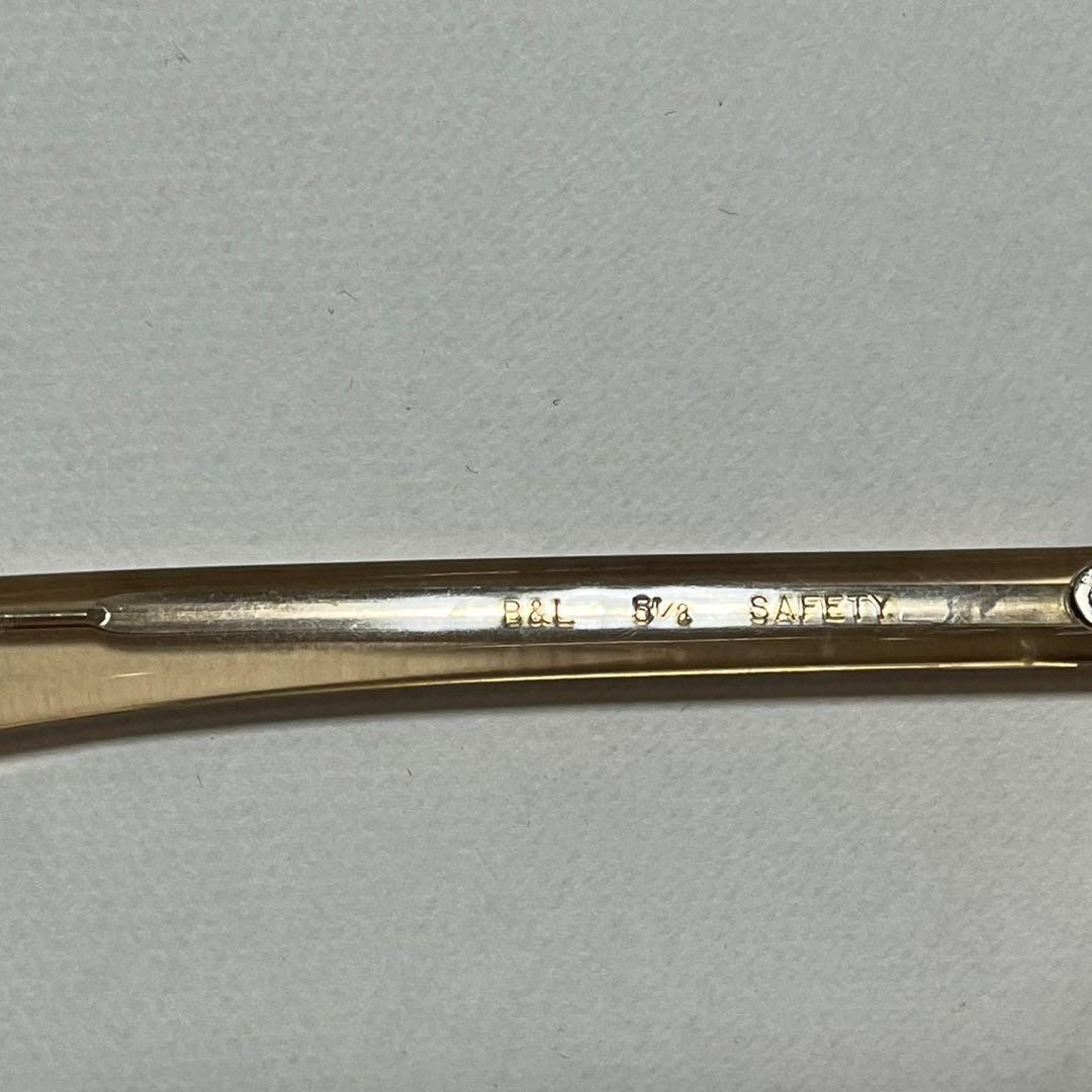 50s B&L SAFETY 46/20 フレッシュ ピンク クロスヒンジ 眼鏡