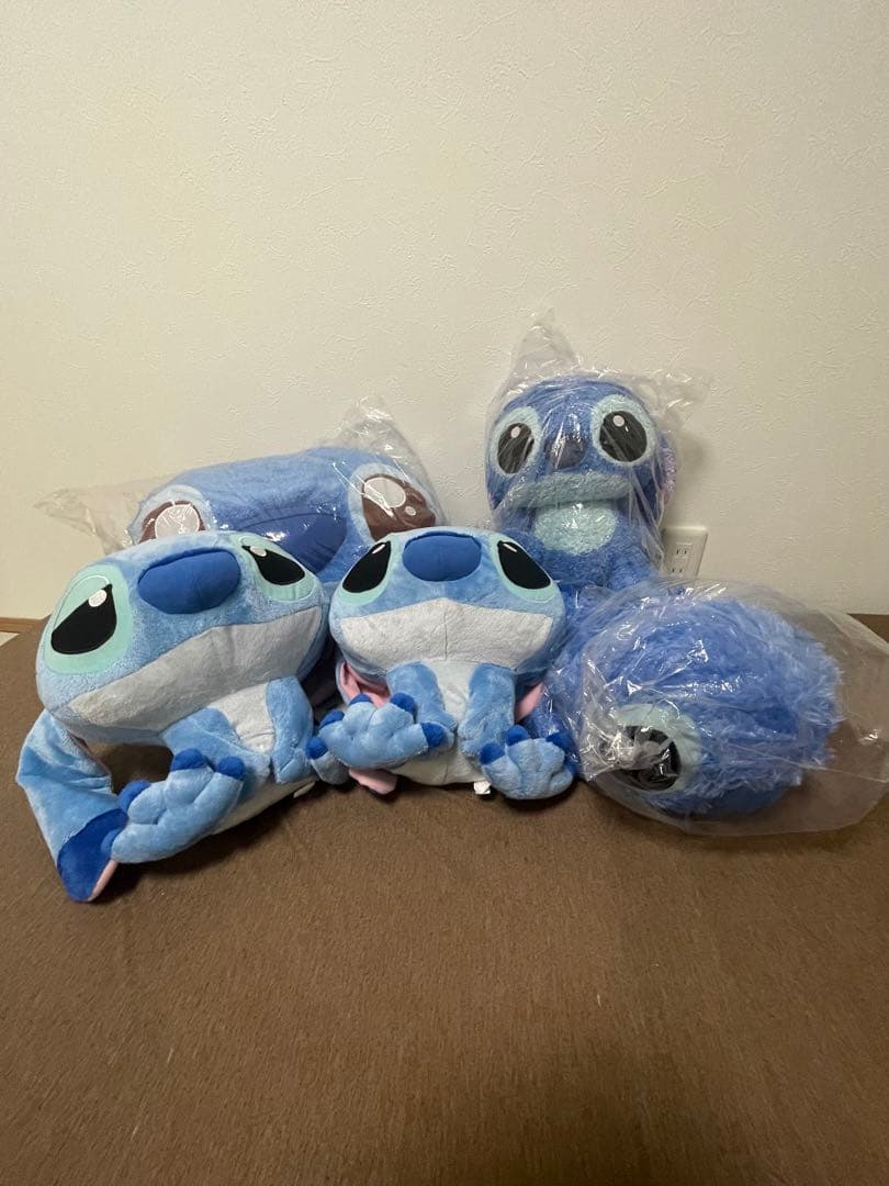 ディズニー　ぬいぐるみ Disney stanDs リロ＆スティッチ　5点セット ディズニー ぬいぐるみ Disney stanDs リロ＆スティッチ 5点セット