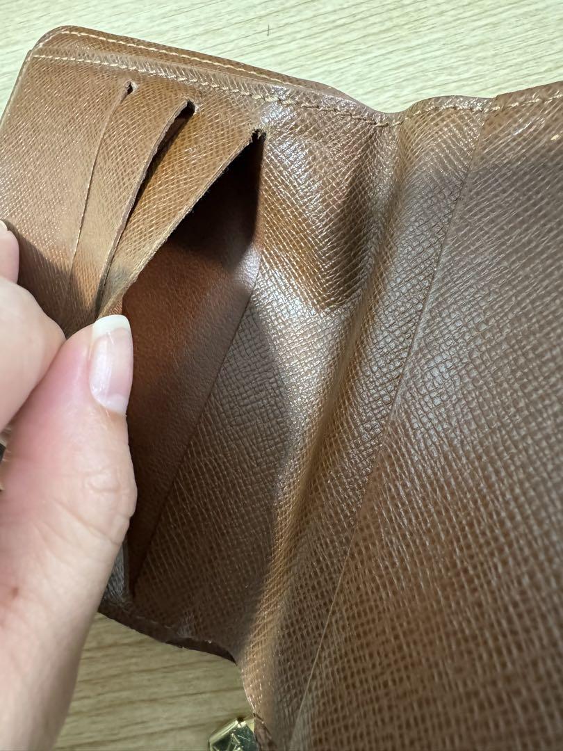 極美品未使用Louis Vuitton 二つ折り財布 ダークブラウン モノグラム