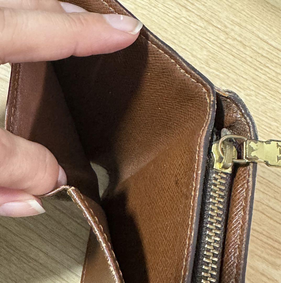 極美品❗️Louis Vuitton 二つ折り財布 ダークブラウン Louis Vuitton 二つ折り財布 ダークブラウン