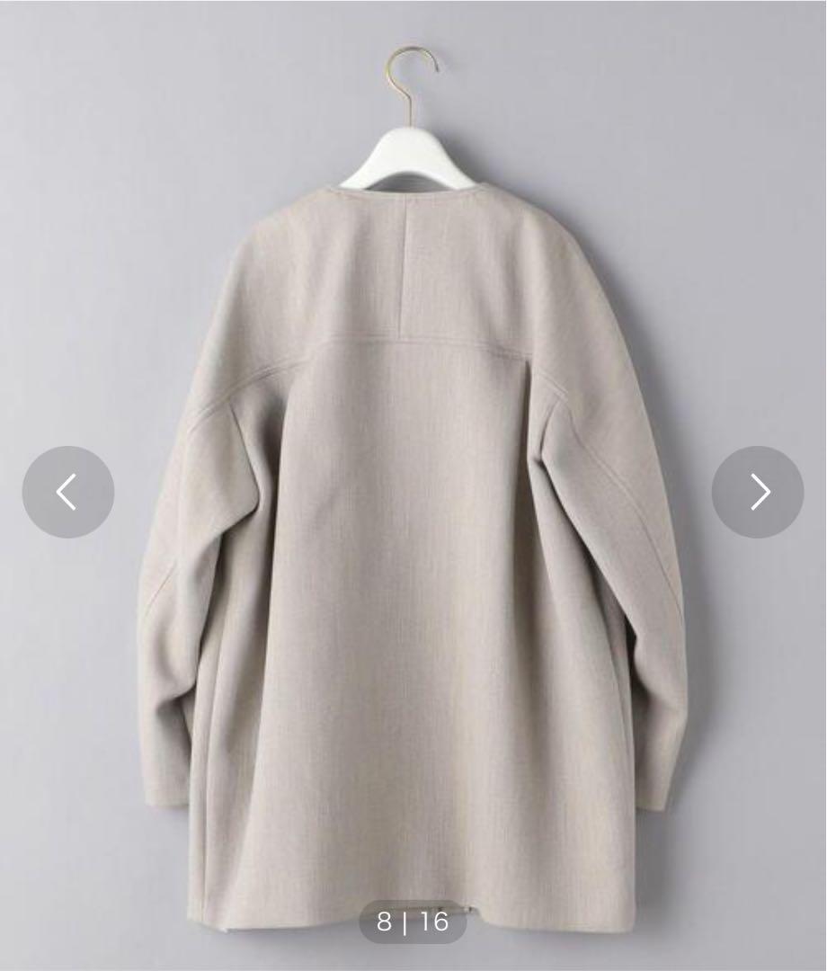 楽天市場】【SALE／70%OFF】P/R ツイル ノーカラー ミドルコート