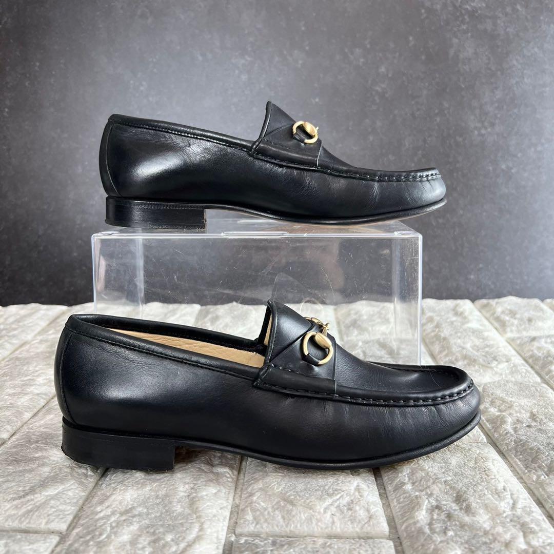 今週の新着アイテム GUCCI ☆美品 グッチ スリッポン ホースビット ローファー 靴