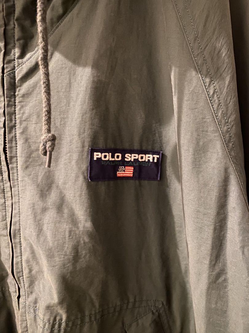 Polo Sport ポロスポーツ ジャケット オリーブ M 短丈 90s