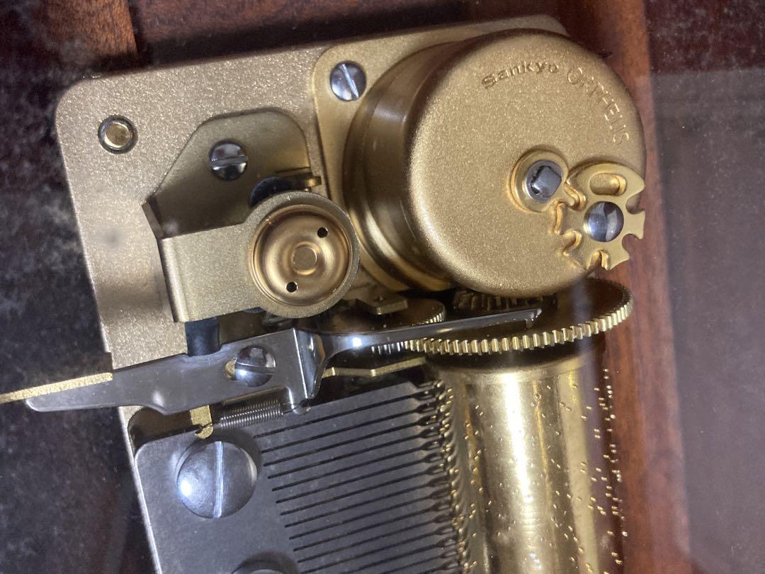 Sankyo　オルゴール　ORPHEUS オルフェウス 50弁訳アリ　マホガニー