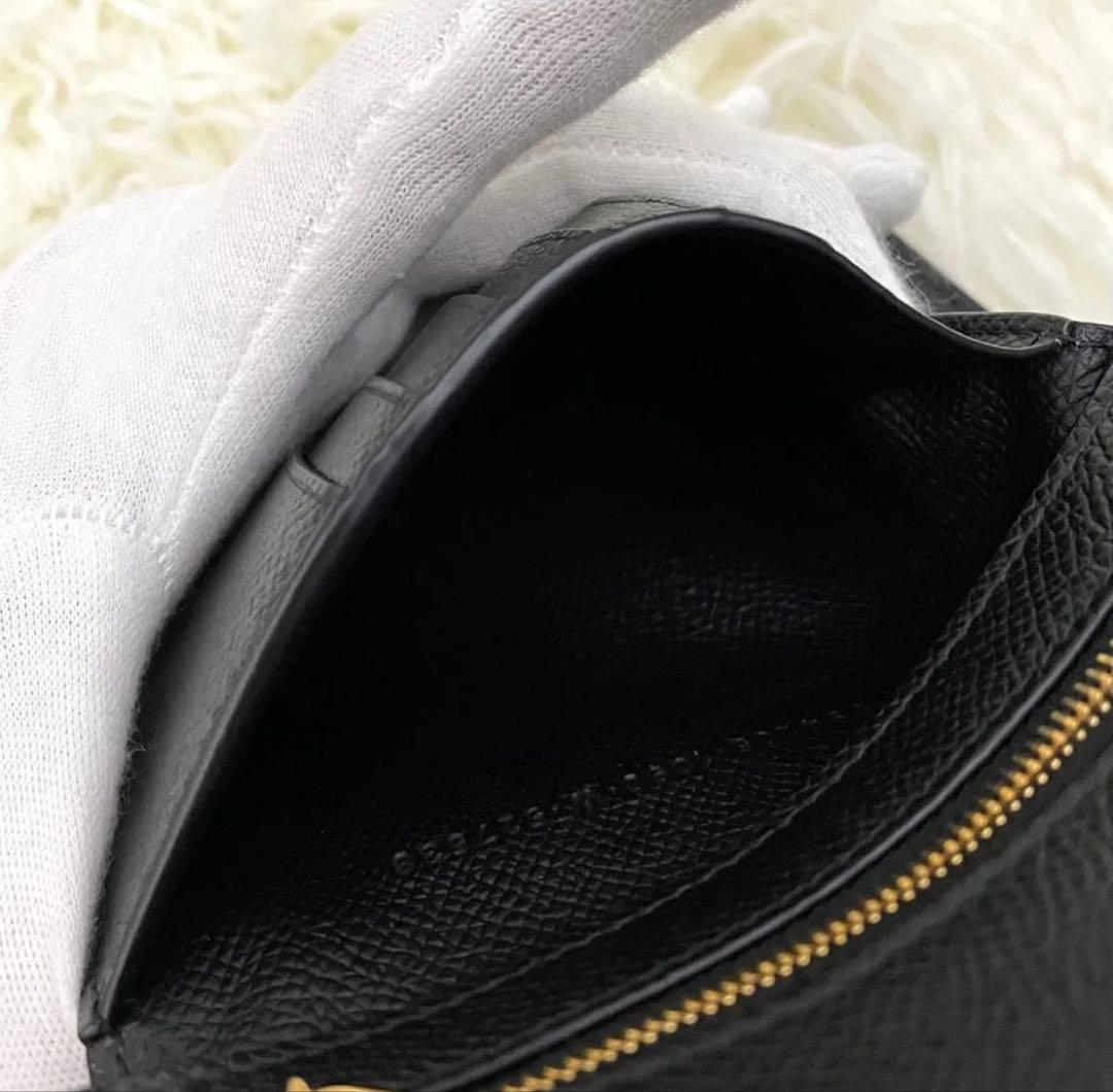 【極美品】BALENCIAGA バレンシアガ レザー 二つ折り財布