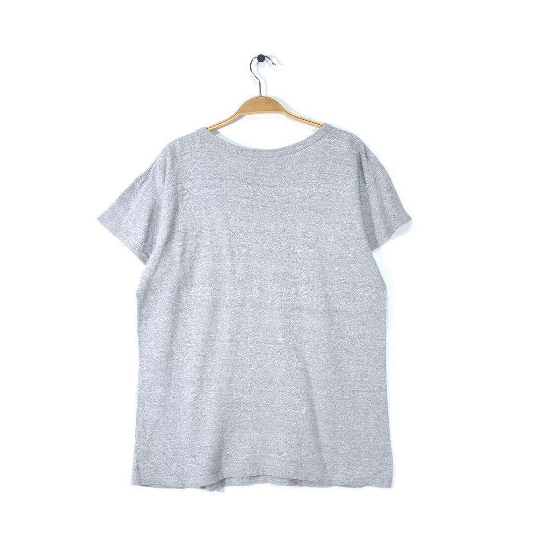 70s チャンピオン カレッジ バータグ 染み込みプリント ヴィンテージTシャツ 画像2