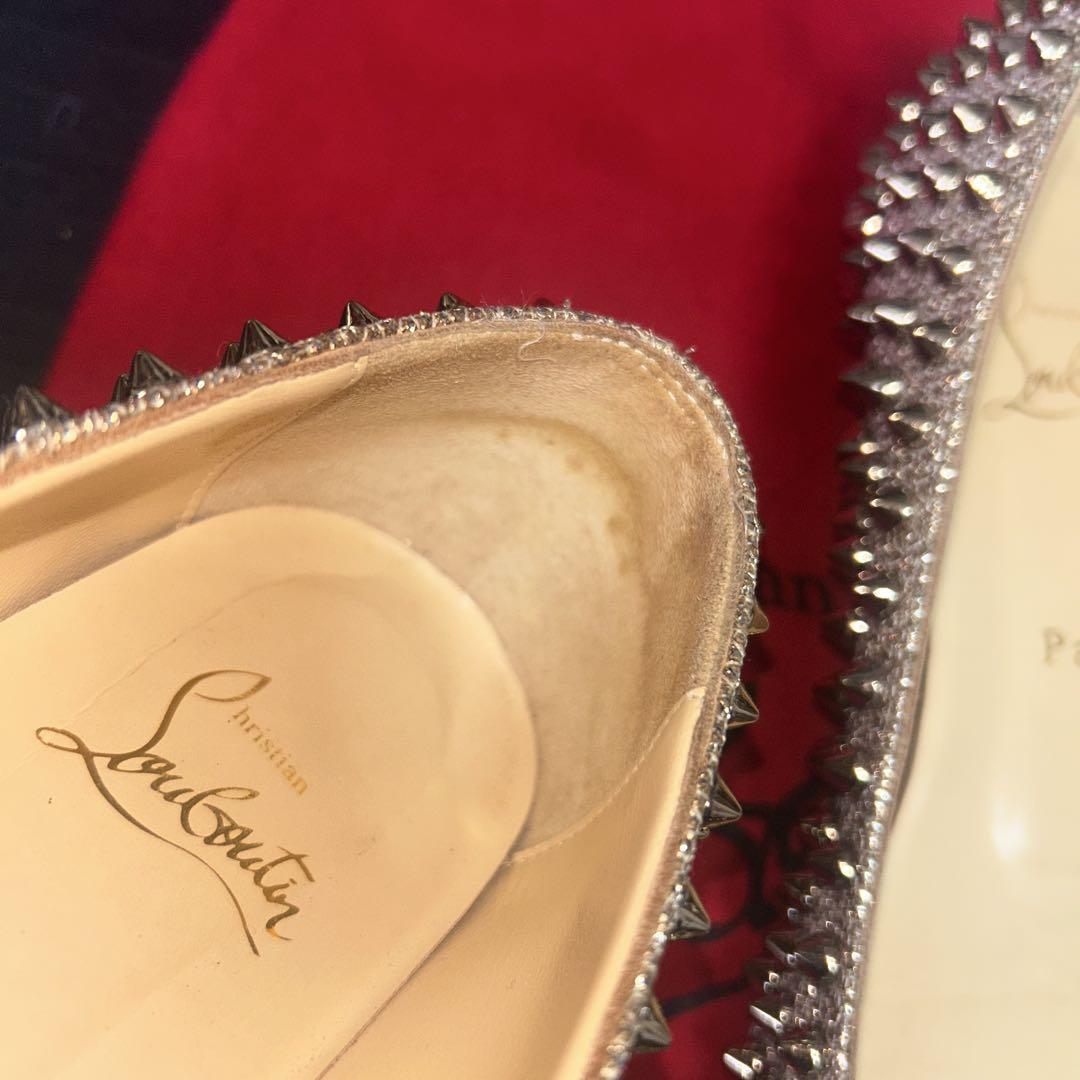 Christian Louboutin スパイクフラットシューズ