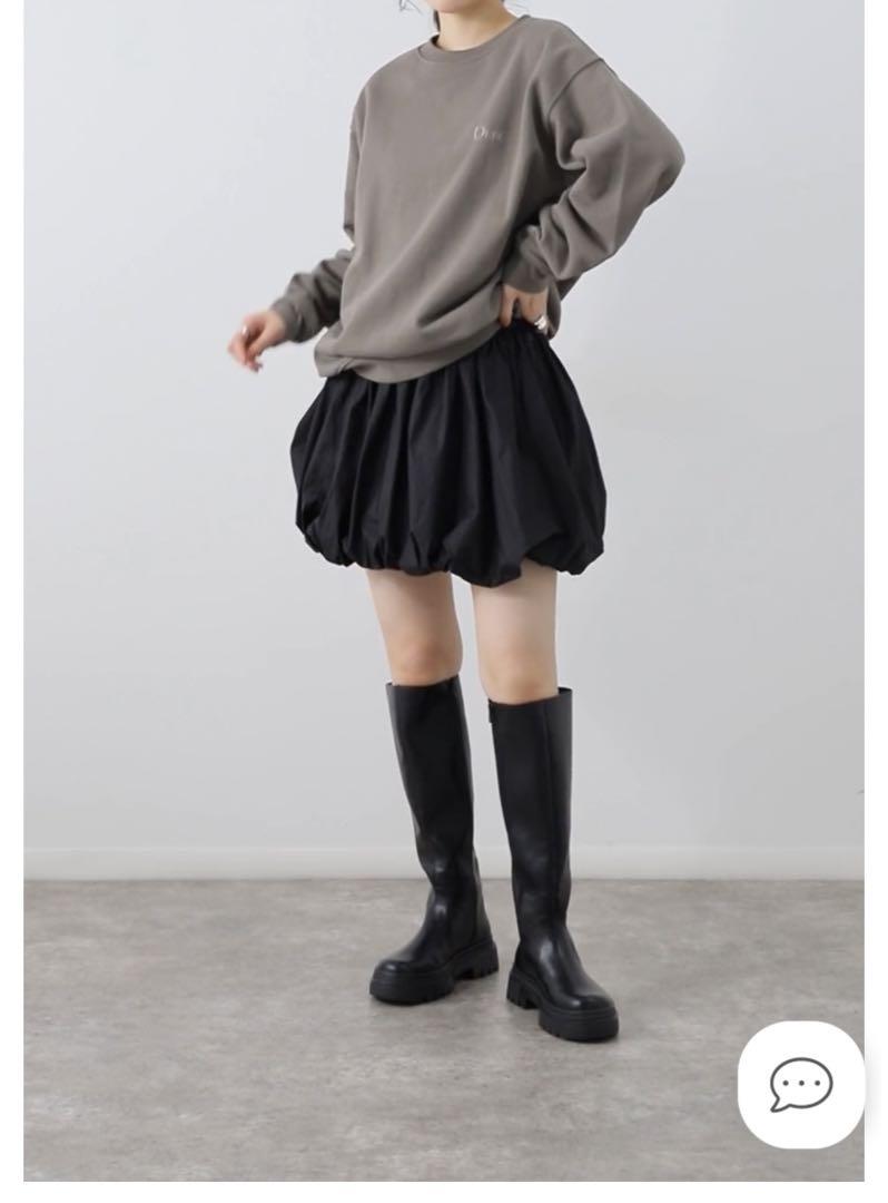【今季商品】OriensJOURNALSTANDARDバルーンミニスカート　黒