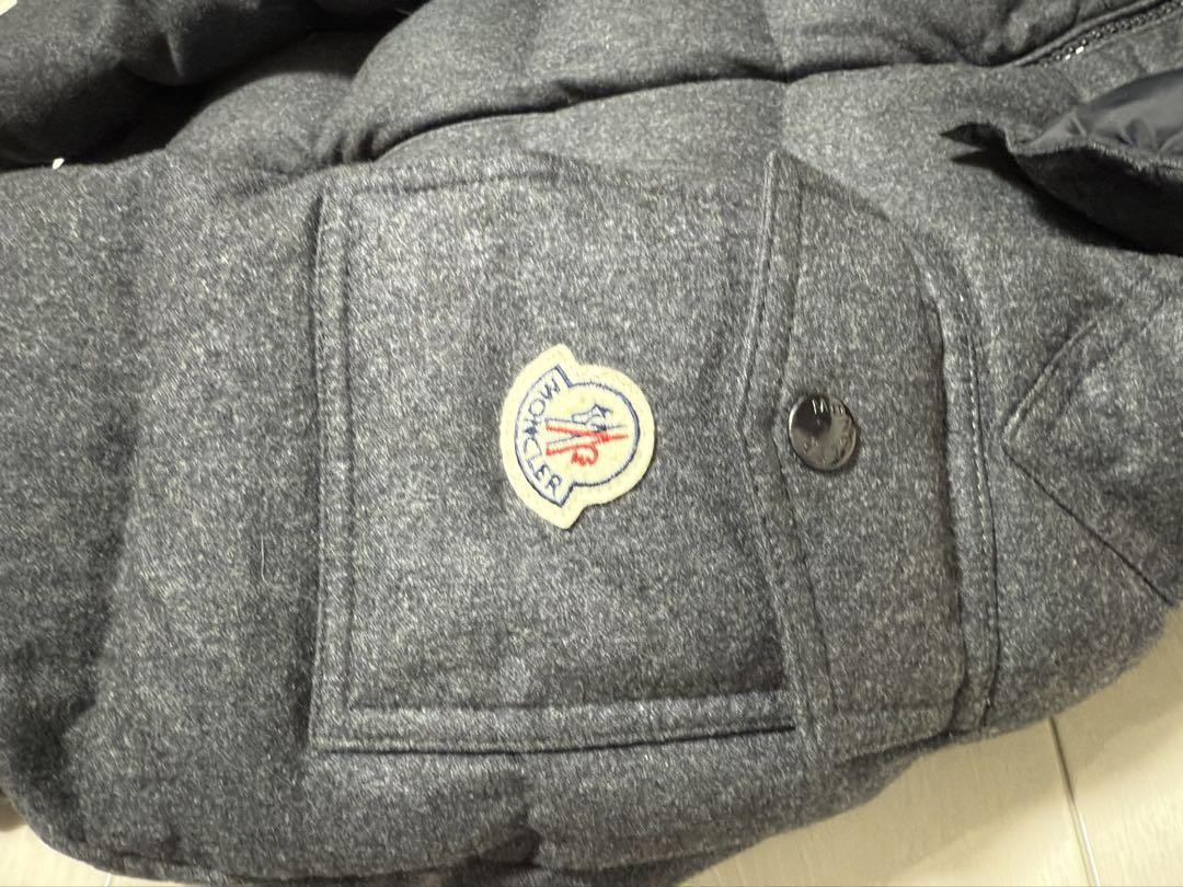 【美品】MONCLER MONTGENEVRE モンジュネーブル グレー2