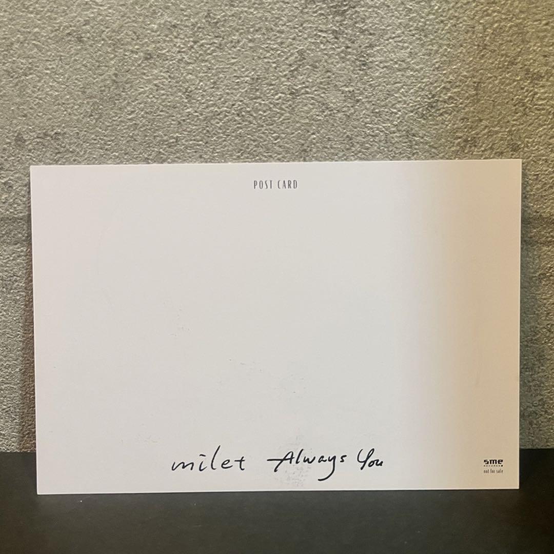 milet always you 直筆サイン 希少】直筆 サイン milet Always You 会場限定