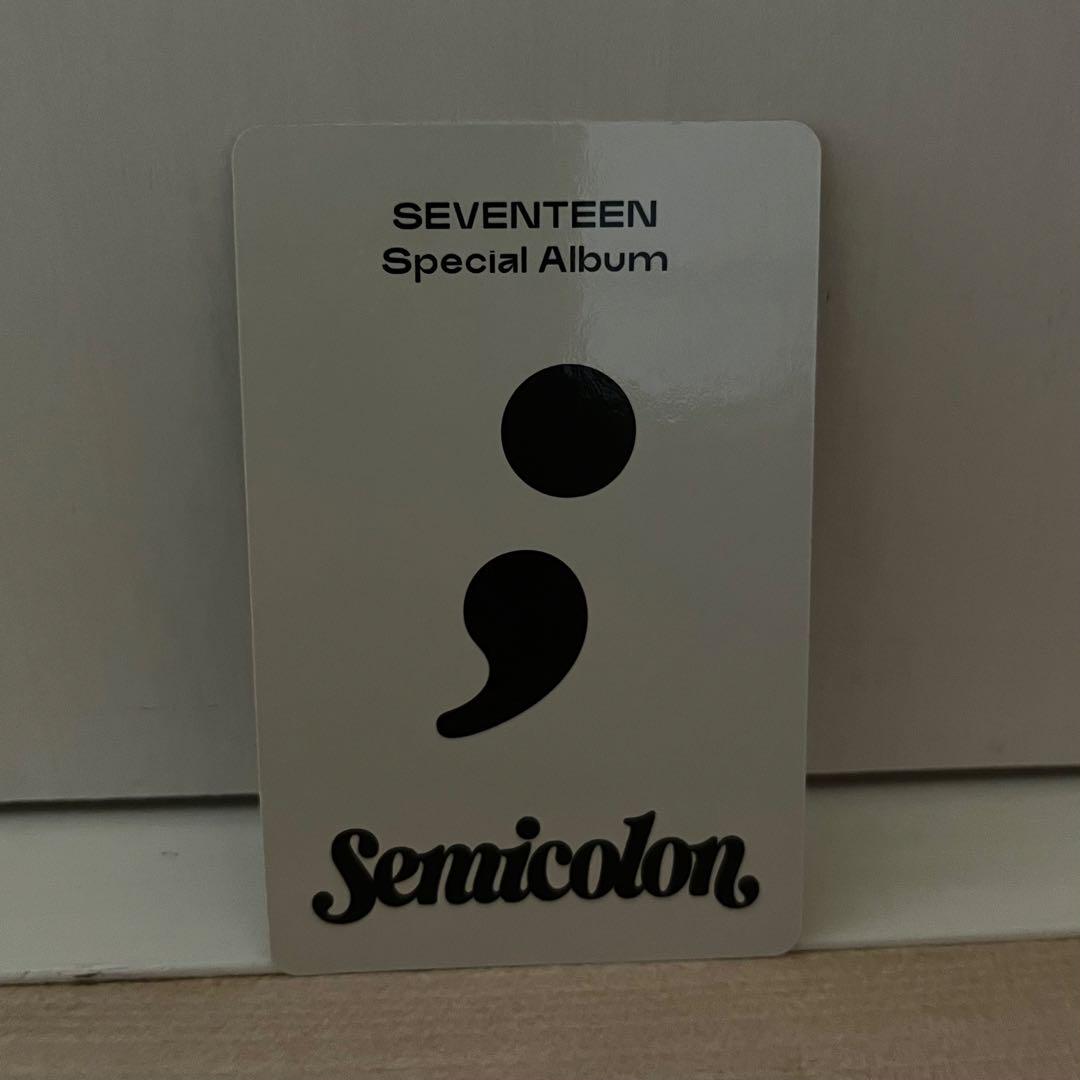 最高の SEVENTEEN セブチ DINO トレカsemicolonセミコロン ディノ K-POP・アジア