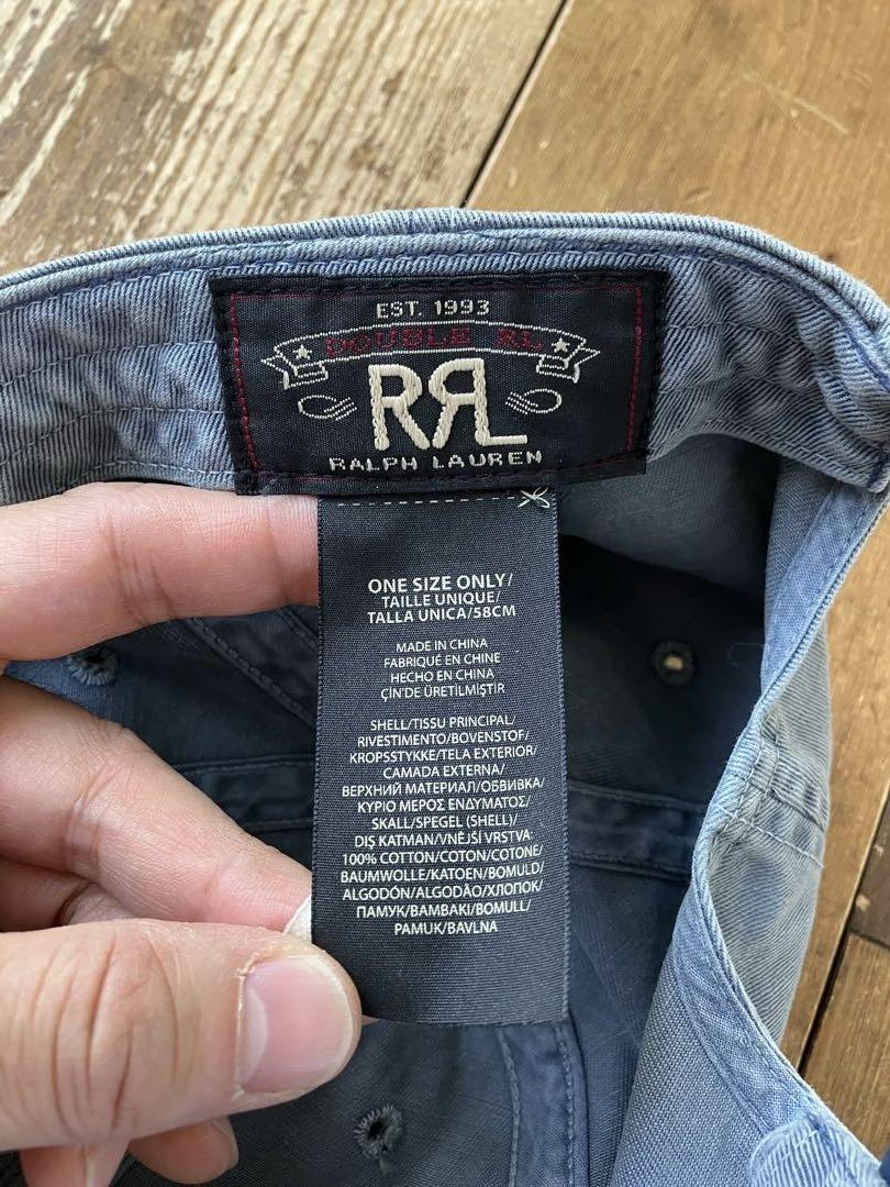 RRL DOUBLERL ダブルアールエル キャップ ブルーグレー
