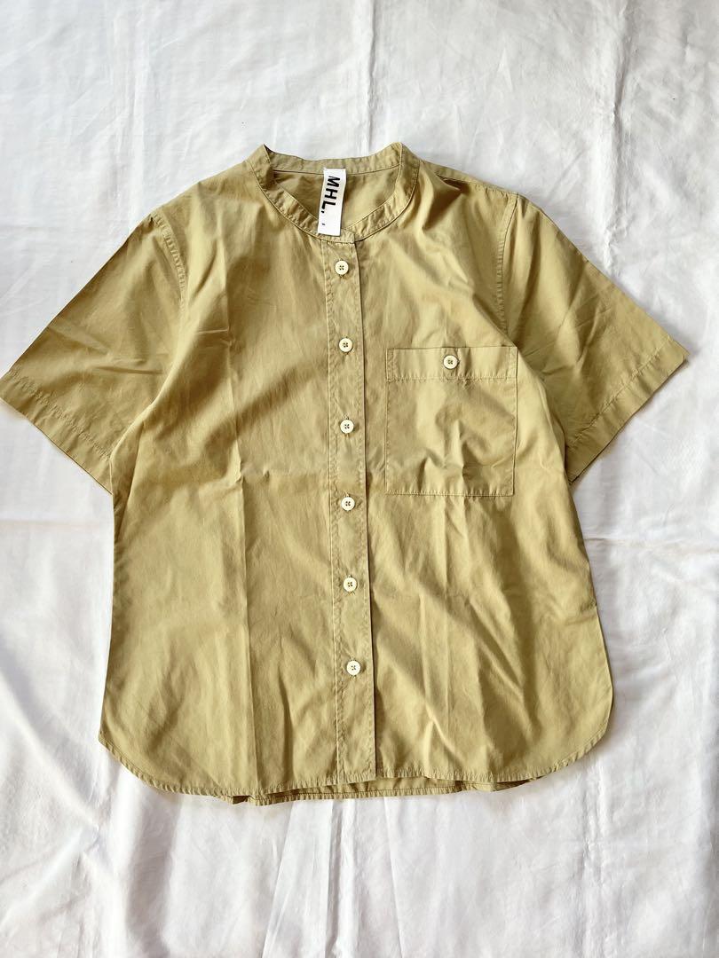 MHL. コットンベージュシャツ サイズII