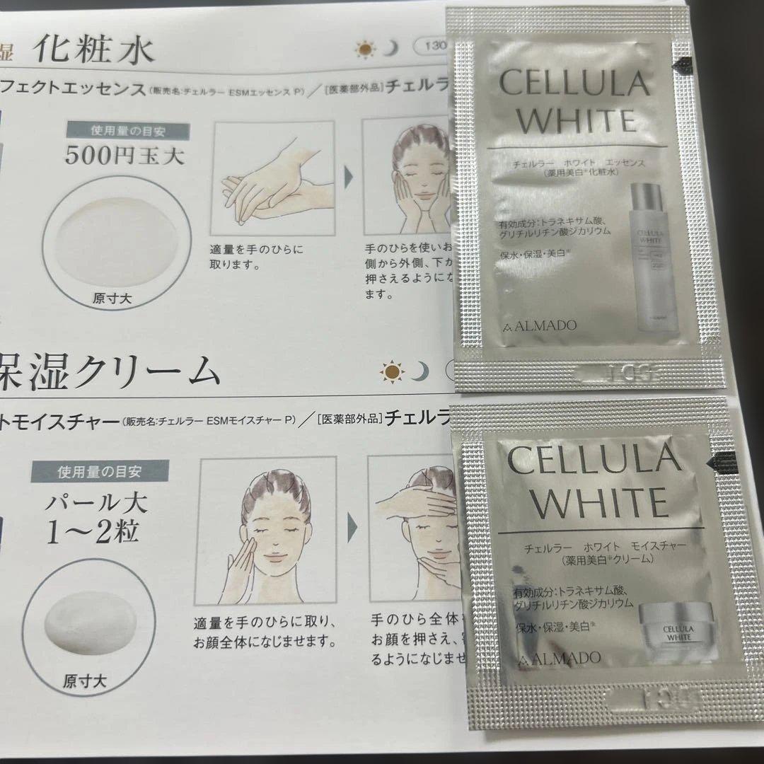 新品⭐️CELLULA WHITE 美容液クレンジングジェル　日焼け止めクリーム