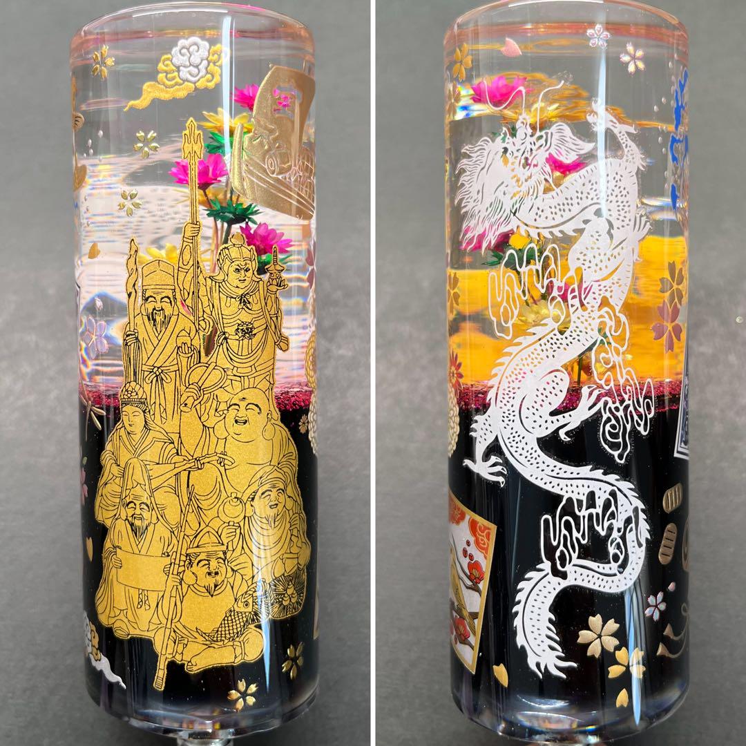 水中花　シフトノブ 七福神