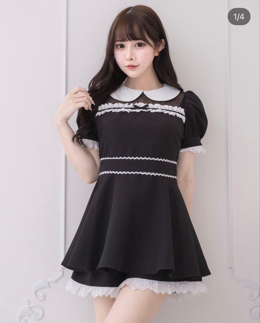 pium コットンフリルドーリーセットアップ