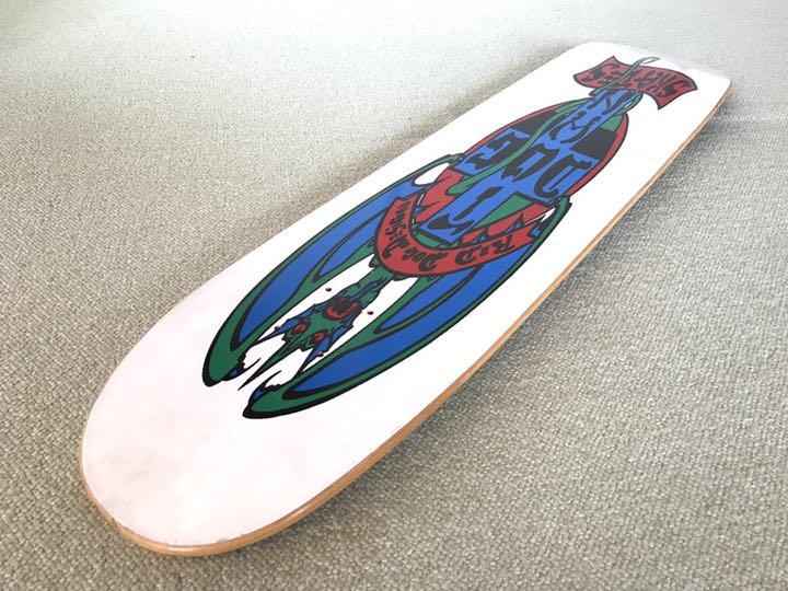 Vintage Quake Skate Board 1990's Oldschool Style Deck