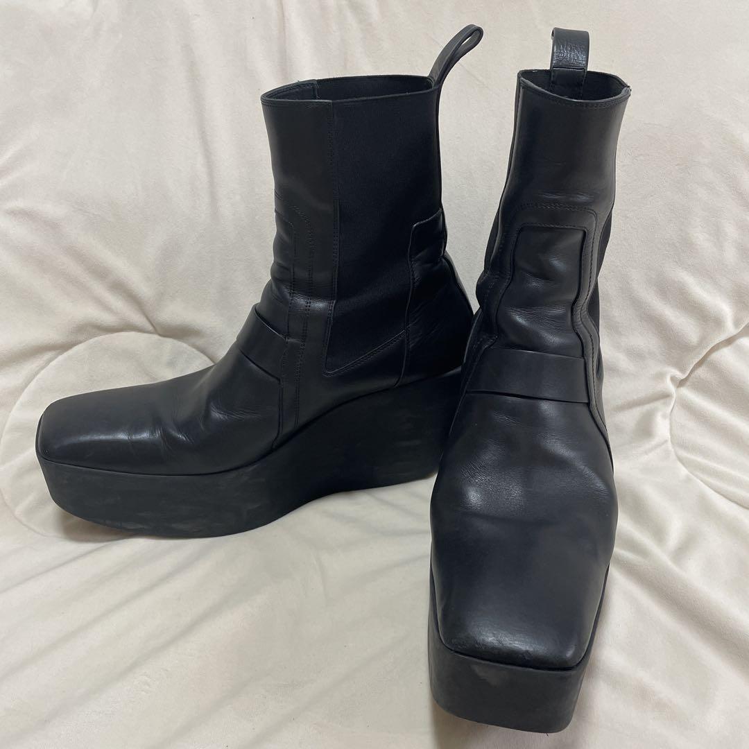 【即日発送】rick owens SLIVER PLATFORM BEATLE
