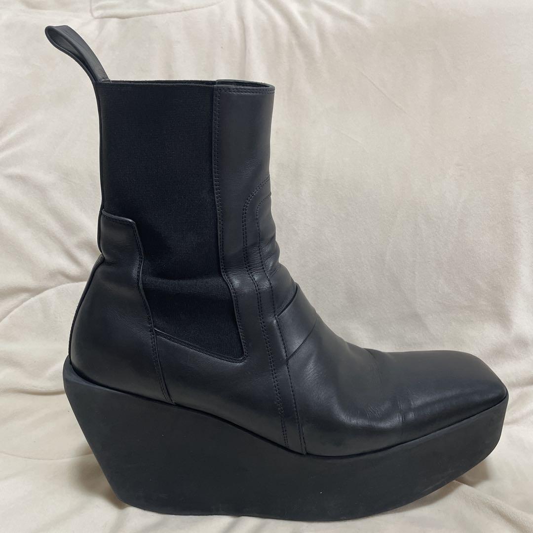 【即日発送】rick owens SLIVER PLATFORM BEATLE