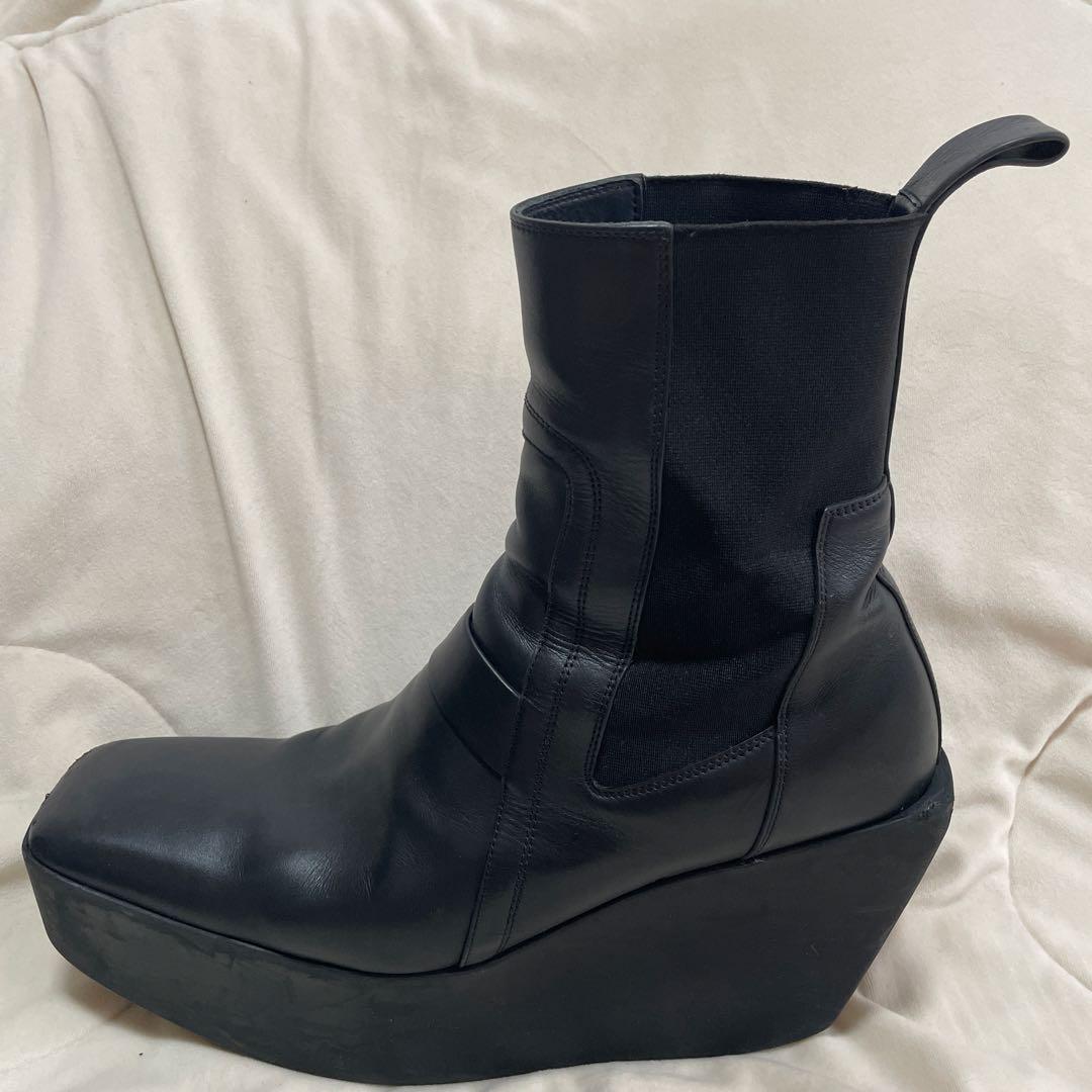 【即日発送】rick owens SLIVER PLATFORM BEATLE