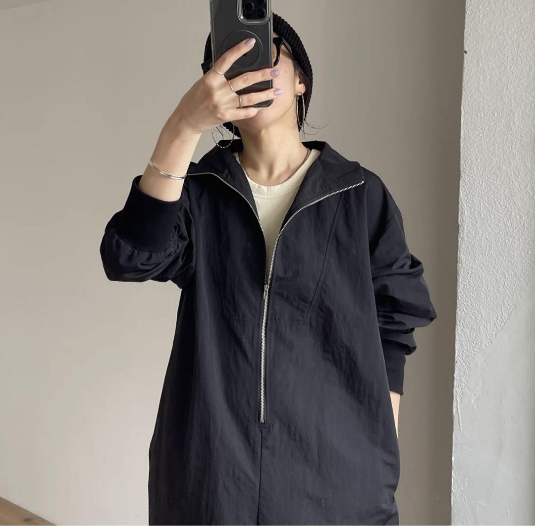 サロペット・オーバーオール・オールインワン wee9s half zip up nylon all in one