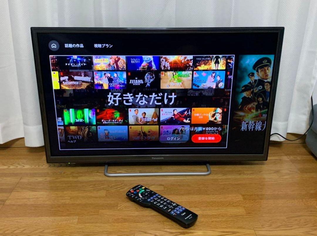 Panasonic 32型 スマートテレビ 地上BSCS/ WIFI動画アプリ