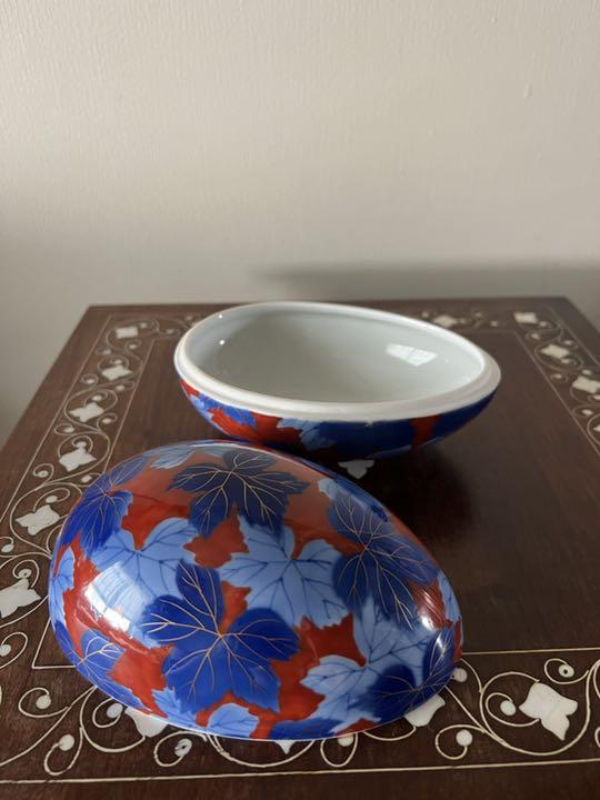 深川製磁　手描　小物入れ