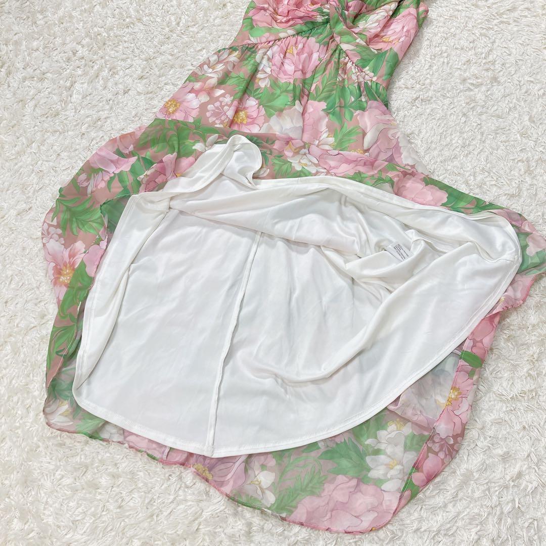 aaay【美品】タダシショージ花柄ワンピースドレス 新作TADASHI SHOJI タダシショージ 花柄 ワンピース レース