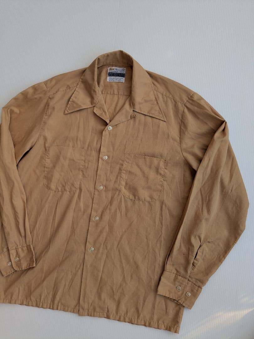 カラーリング◎ 60's perment press open collar