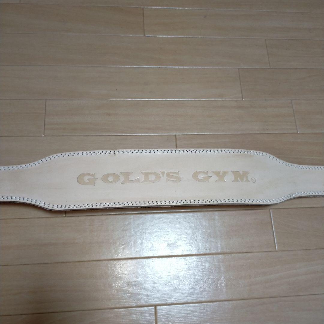 ゴールドジム ベーシックレザーベルト トレーニングベルト タグ付 Ｌサイズ
