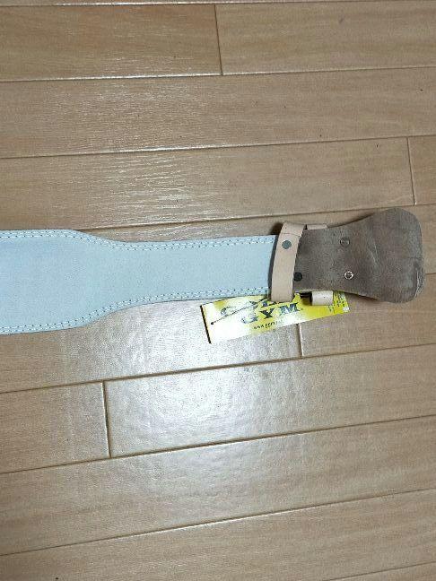 ゴールドジム ベーシックレザーベルト トレーニングベルト タグ付 Ｌサイズ