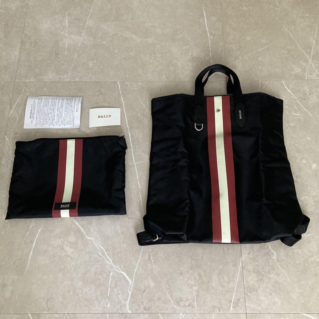 《美品》Louis Vuitton エピ ポシェット クレ　コインケース BALLY ナイロンバックパック バッグ