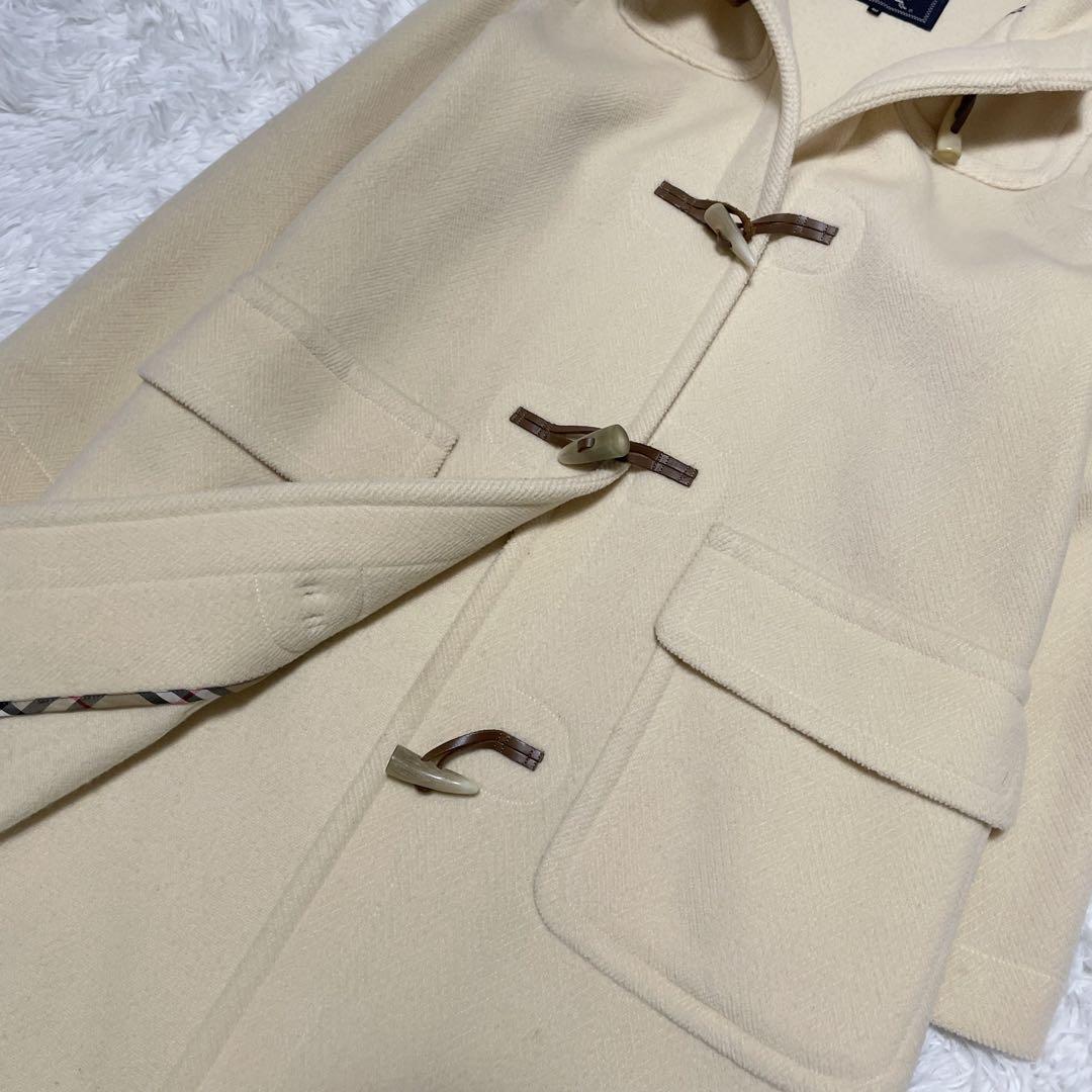 BURBERRY ダッフルコート ヘリンボーン ウール ムーアブルック 水牛
