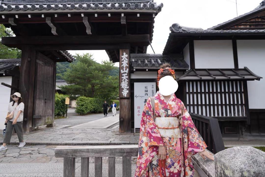 フラワー・振袖セット一点・140cm着丈