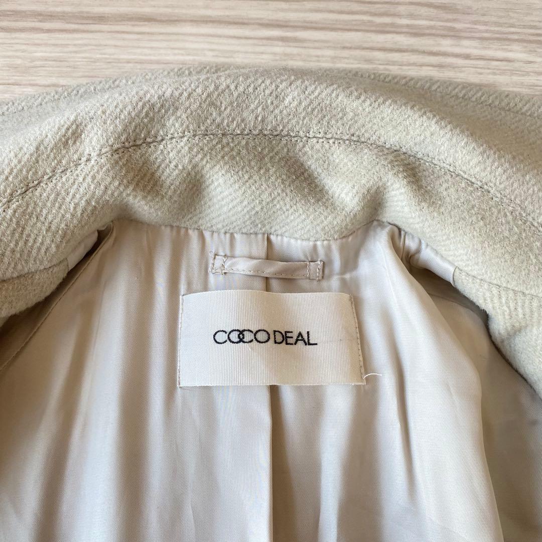 美品✨COCODEAL ココディール　ウールトレンチコート　ロング　ベージュ