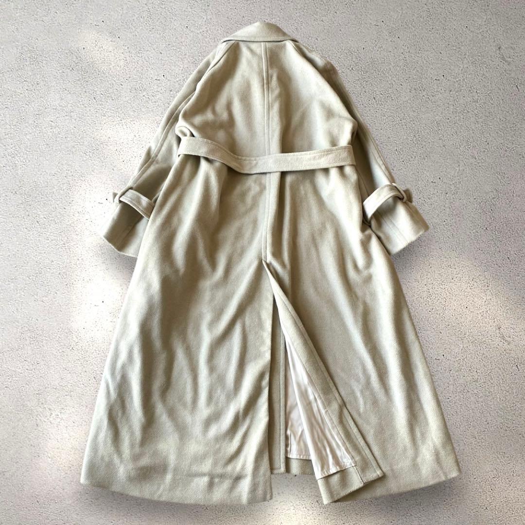美品✨COCODEAL ココディール　ウールトレンチコート　ロング　ベージュ